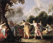 LISSE, Dirck van der Blind Man's Buff sg oil painting